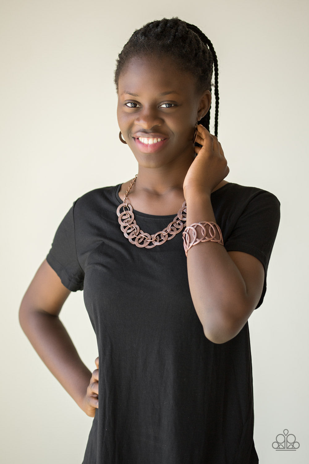 The Main Contender Copper Necklace - Paparazzi Accessories
