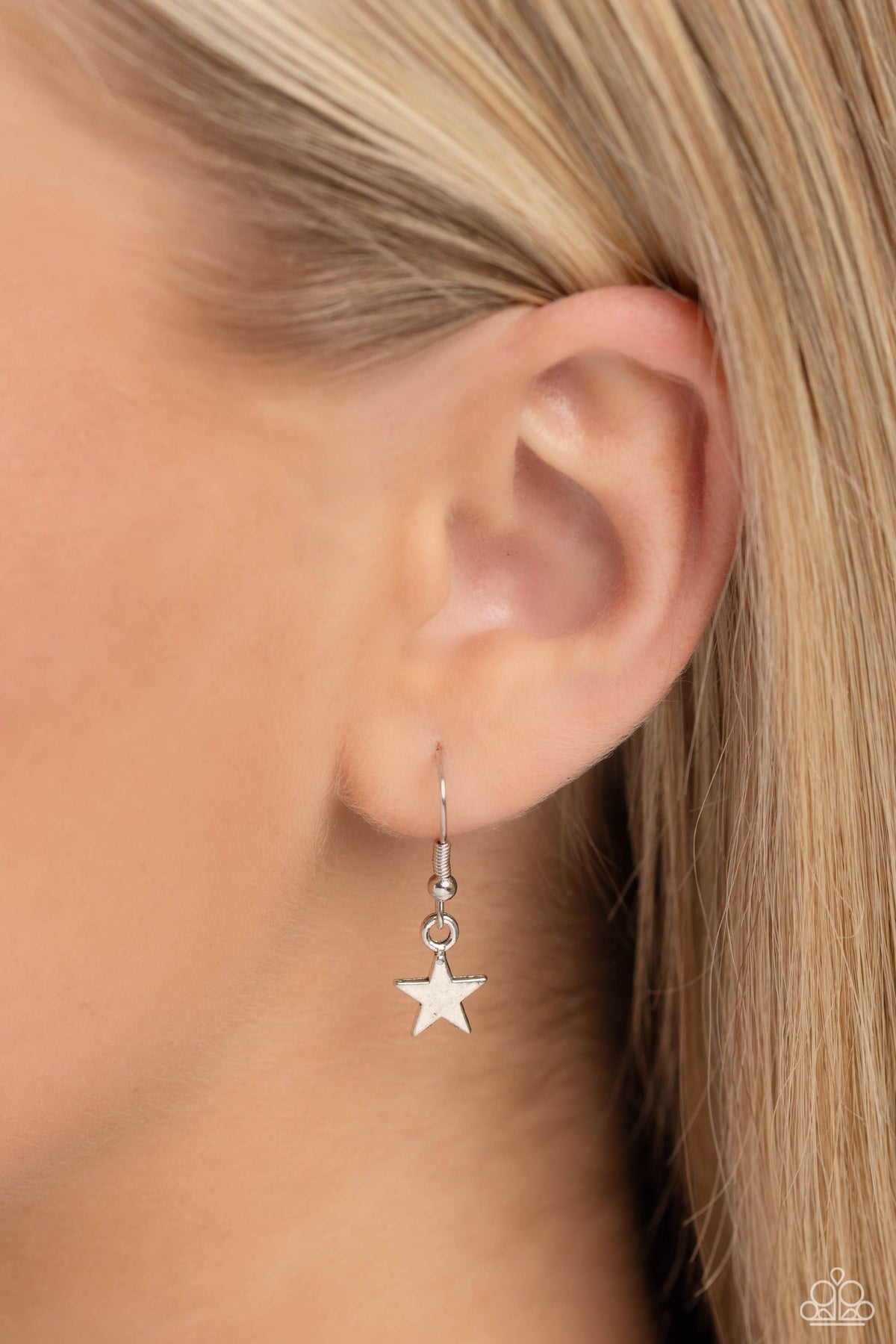 Hey Batter Batter! Silver Baseball Necklace - Paparazzi Accessories An assortment of charms, including a star, baseball, and baseball bat, glide along a dainty silver snake chain, creating a simply sporty display below the collar. Features an adjustable clasp closure. Sold as one individual necklace. Includes one pair of matching earrings. P2WH-SVXX-377XX