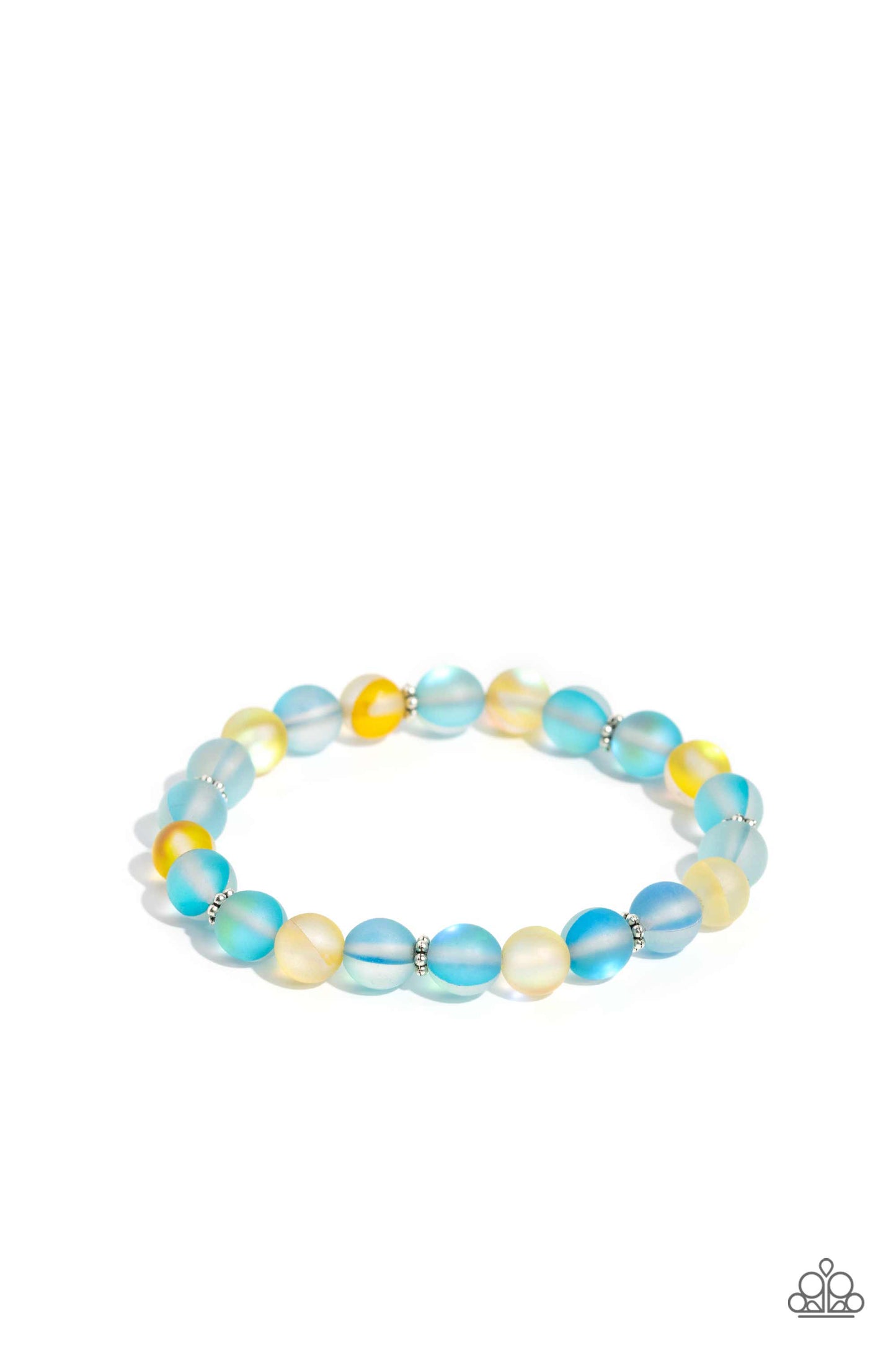 Clear Craze Blue Unisex Stretch Bracelet - Paparazzi Accessories