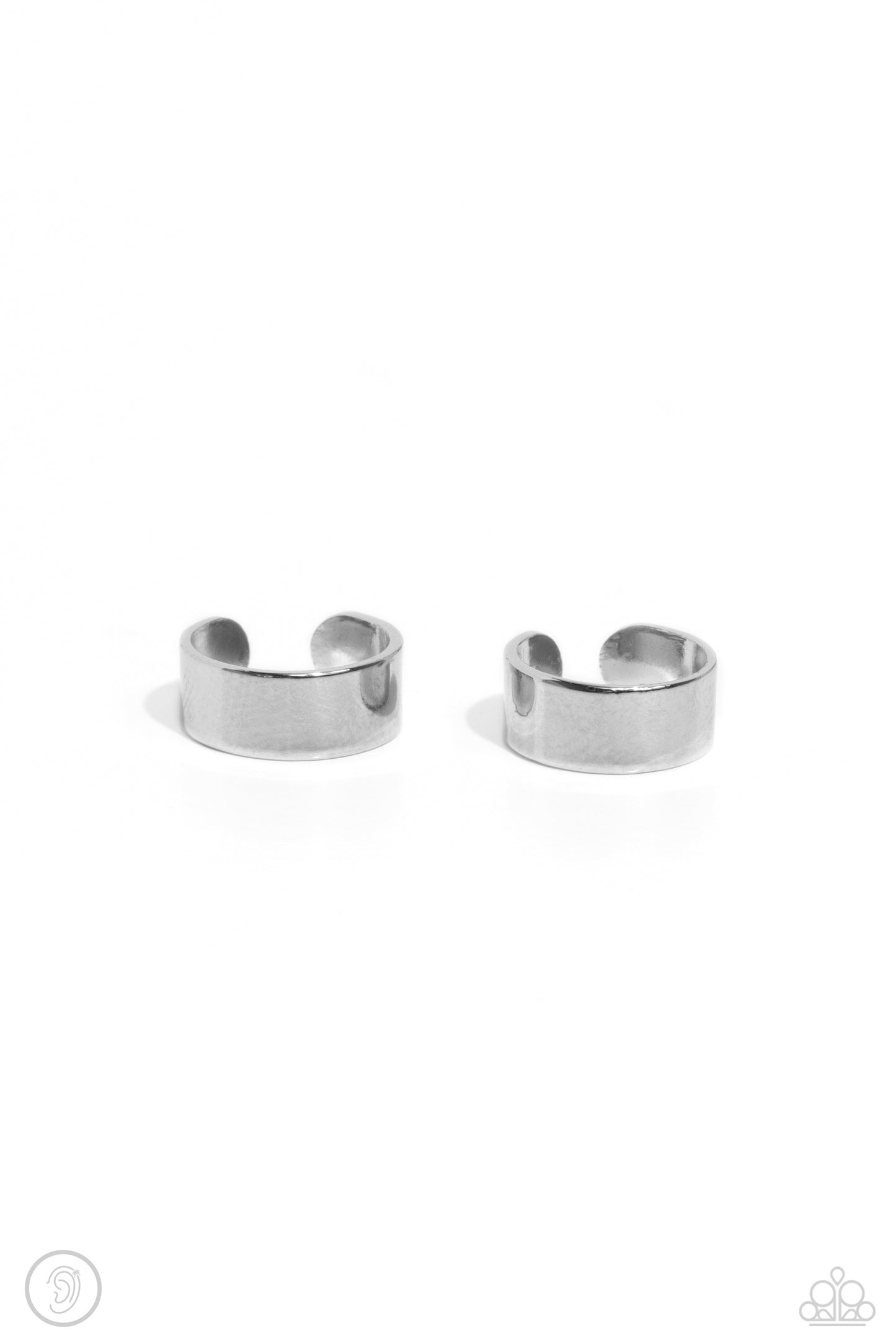 Catwalk Curves Silver Ear Cuff - Paparazzi Accessories
