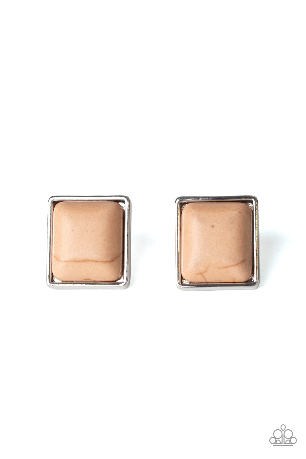 Eco Elegance Brown Earring - Paparazzi Accessories