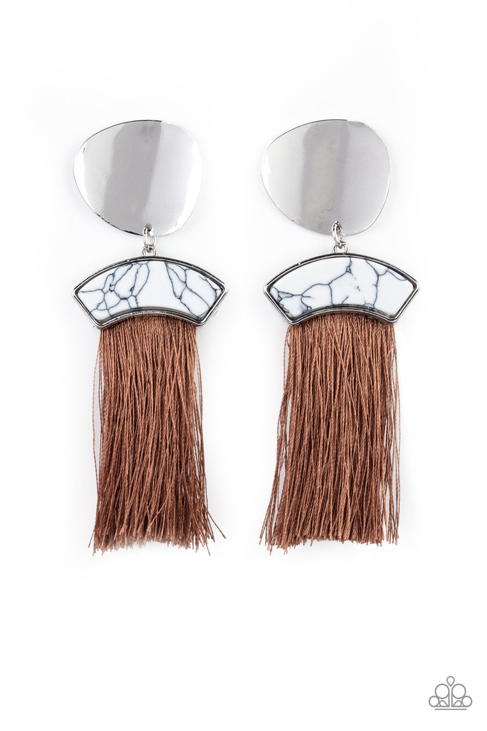 Insta Inca Brown Tassel Earring - Paparazzi Accessories