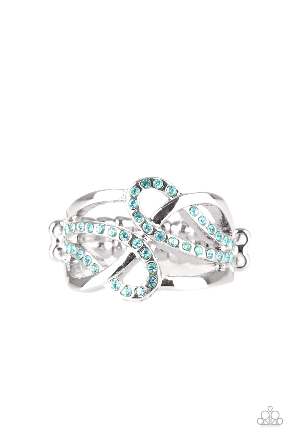 More Or FLAWLESS Blue Ring - Paparazzi Accessories