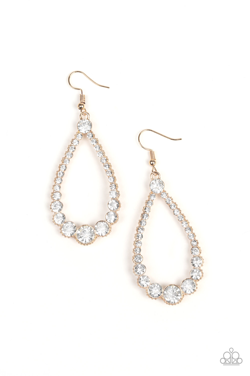 Token Twinkle Gold Earring - Paparazzi Accessories