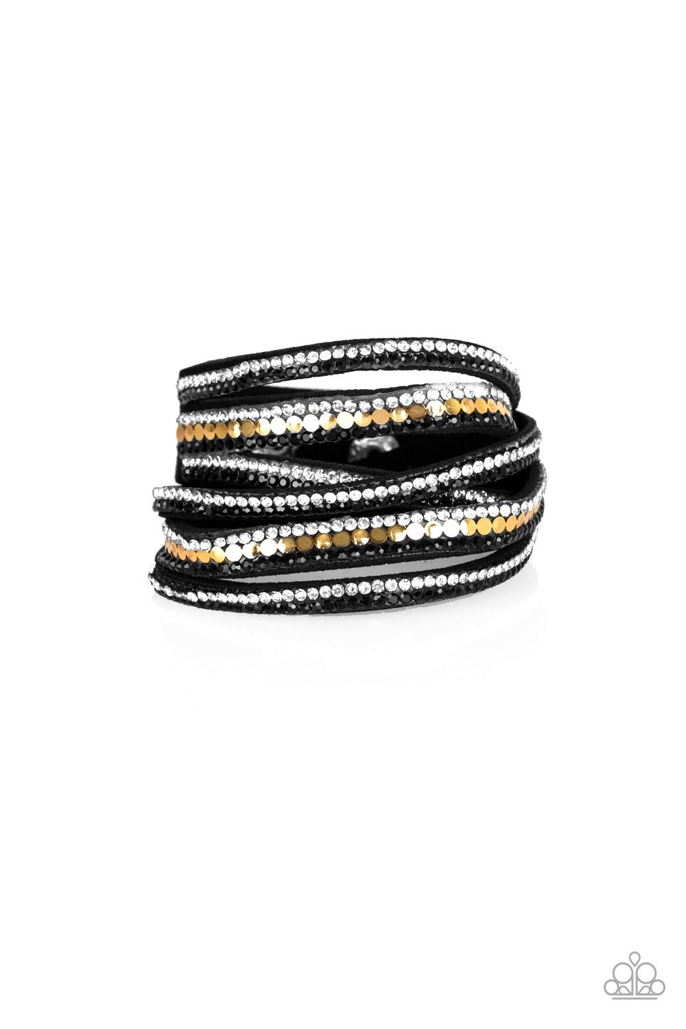Rock Star Attitude Gold Wrap Bracelet