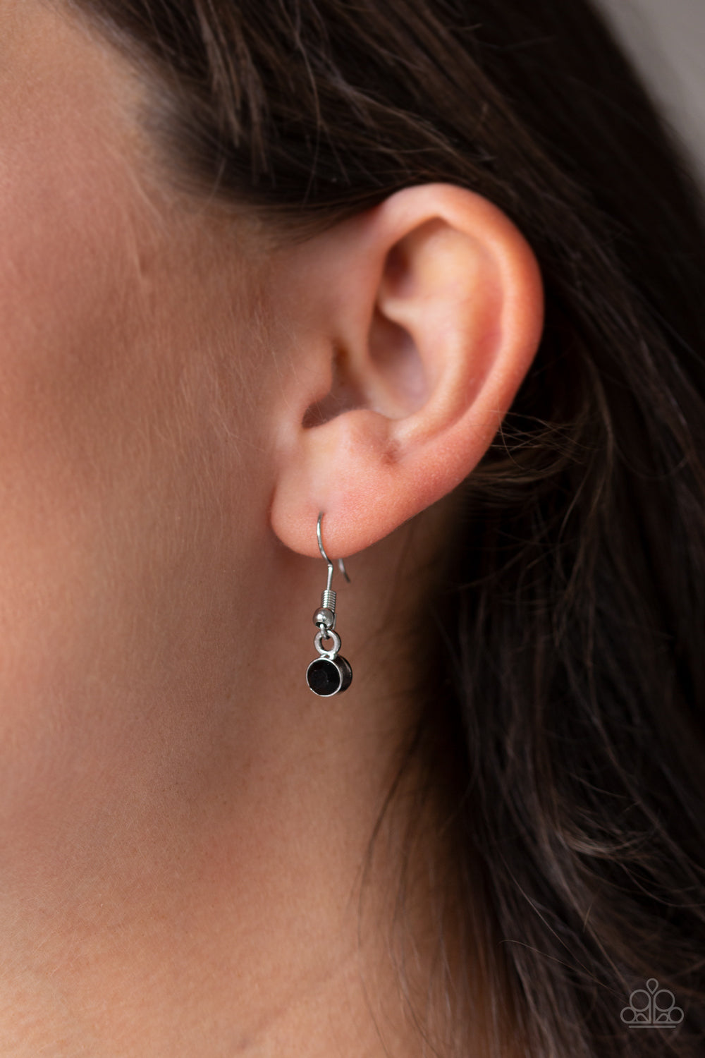 Special Treatment Black Rhinestone Necklace - Paparazzi Accessories