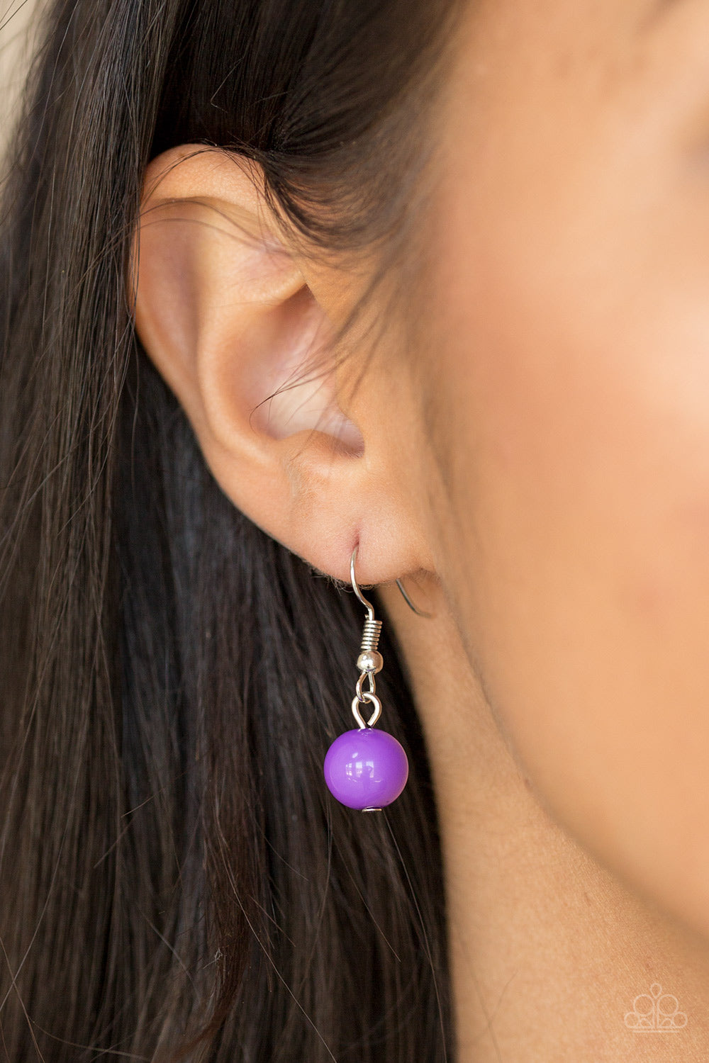 Friday Night Fringe Purple Necklace - Paparazzi Accessories