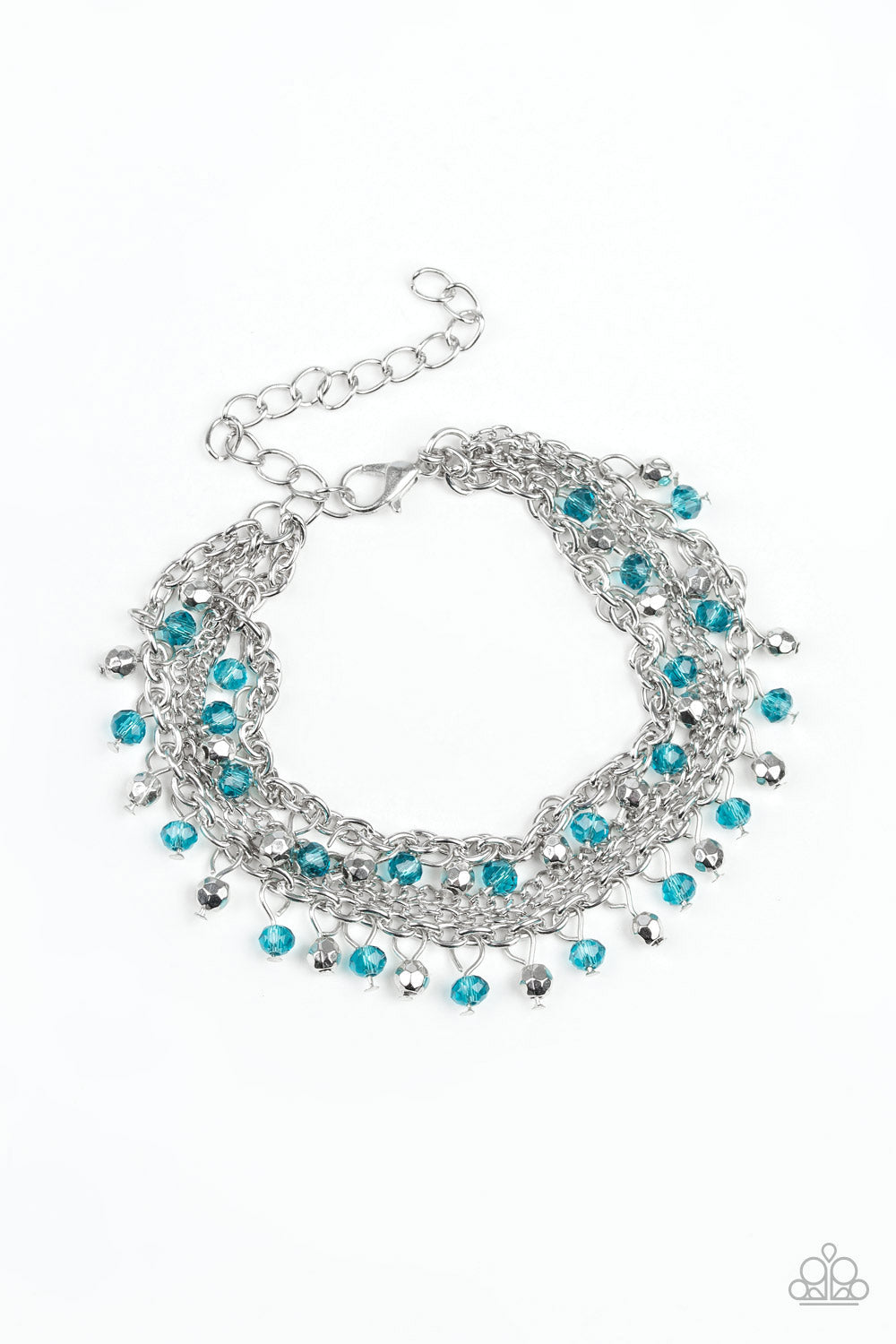 Financially Fabulous Blue Necklace & Bracelet Set - Paparazzi Accessories