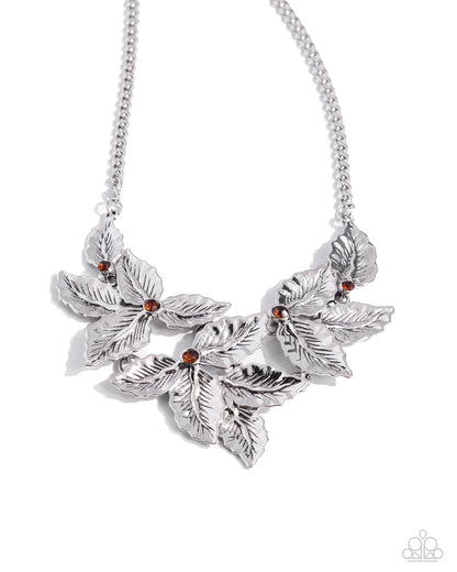 Holly Heiress Brown Necklace - Paparazzi Accessories