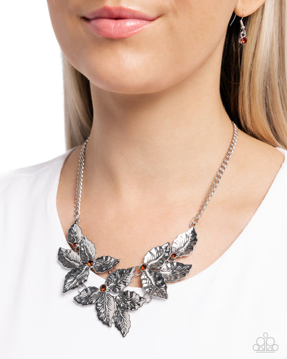 Holly Heiress Brown Necklace - Paparazzi Accessories