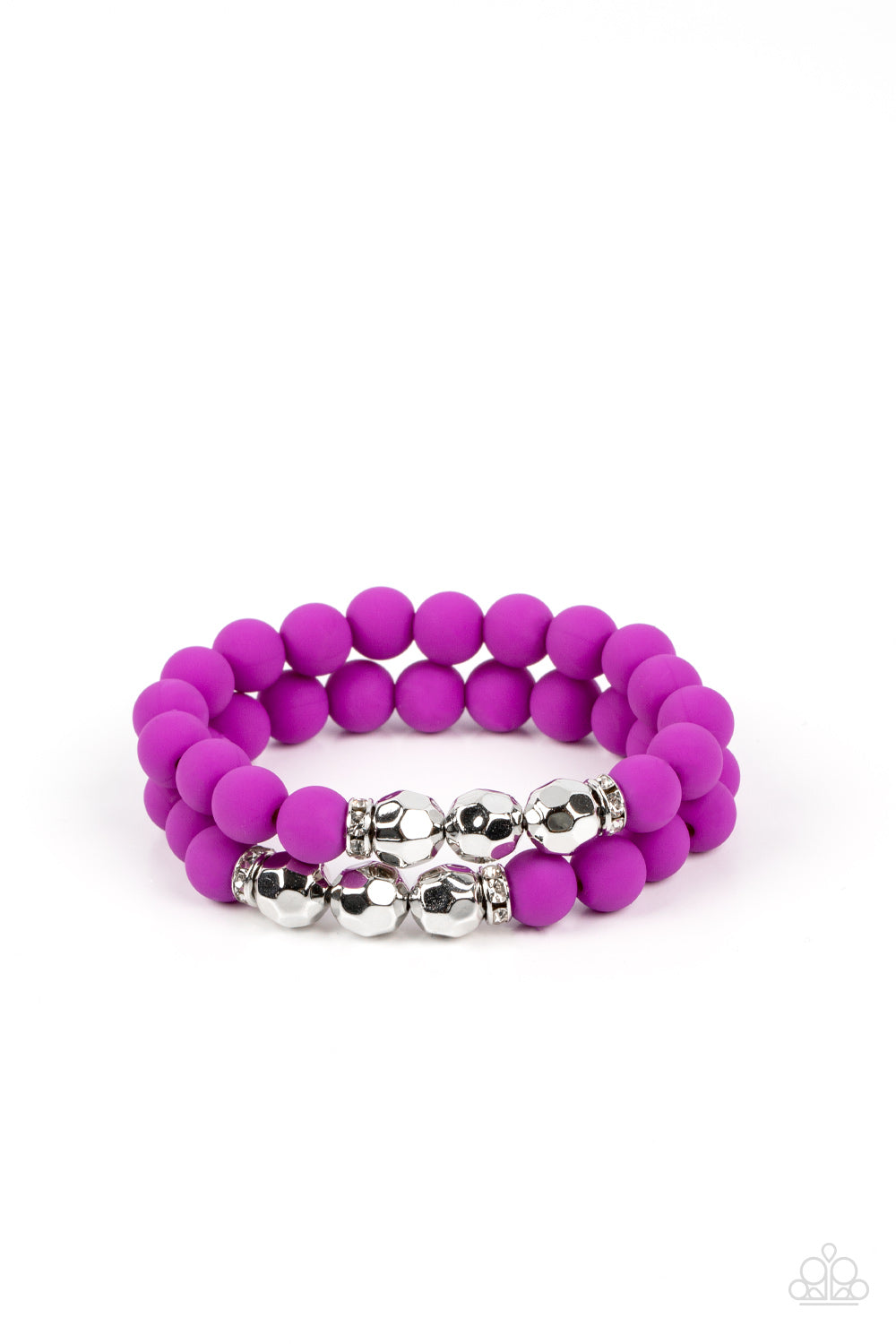 Summer Splash Purple Necklace & Bracelet Set - Paparazzi Accessories
