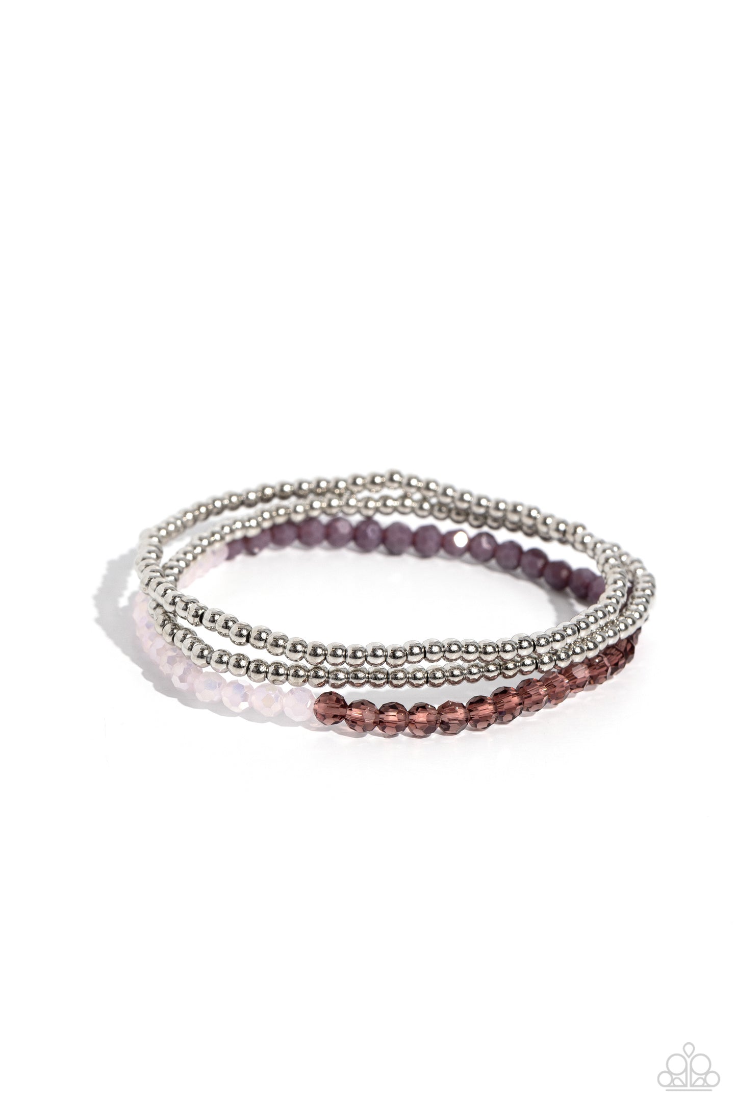 Backstage Beauty Purple Necklace & Bracelet Set - Paparazzi Accessories