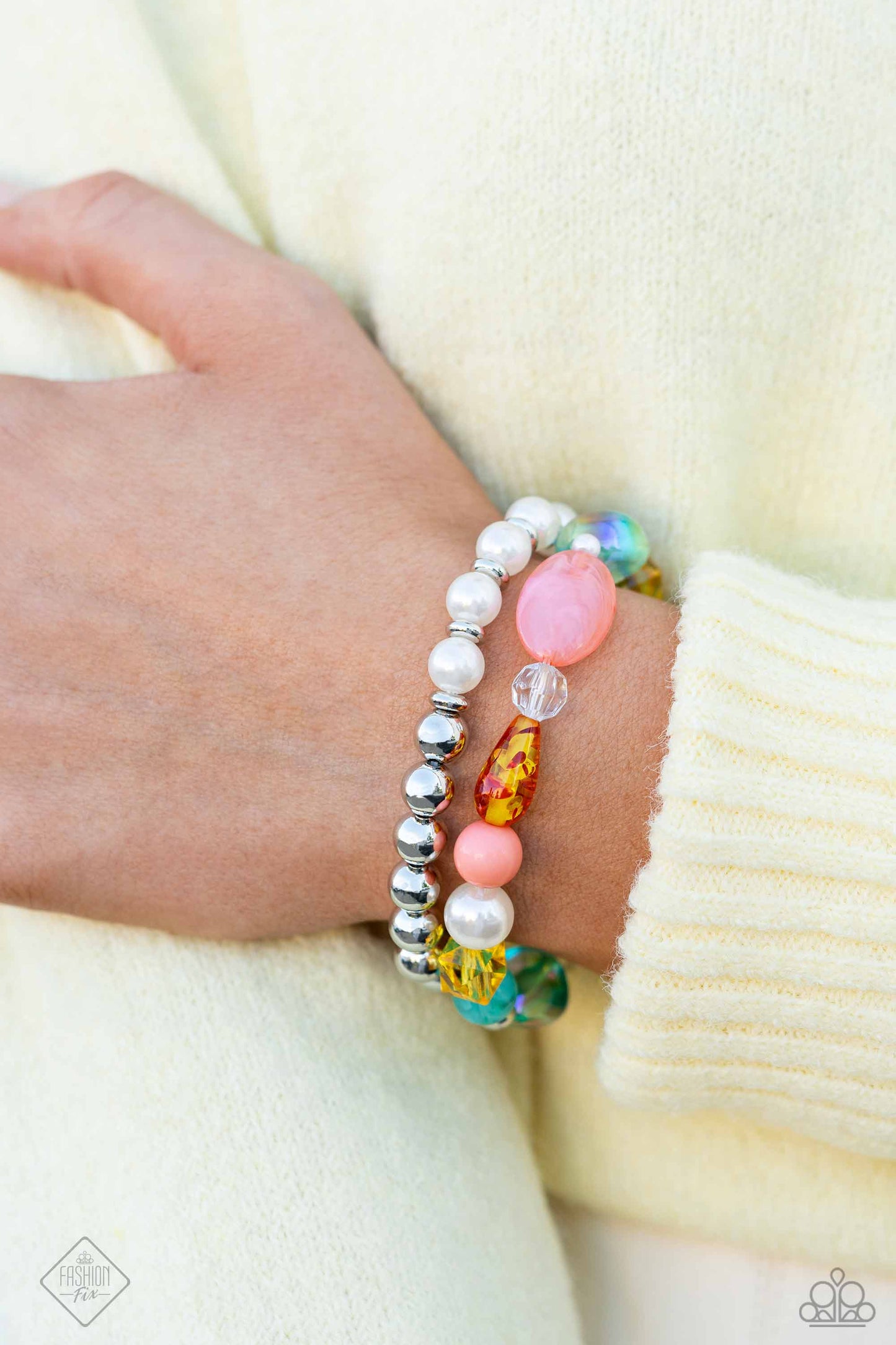 Glimpses of Malibu Multi Complete Trend Blend Fashion Fix Set (February 2024) - Paparazzi Accessories