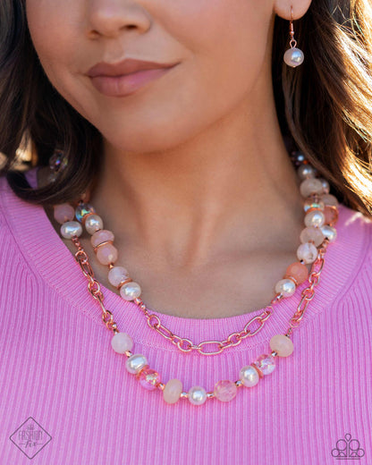 Glimpses of Malibu Copper Complete Trend Blend Fashion Fix Set (May 2024) - Paparazzi Accessories