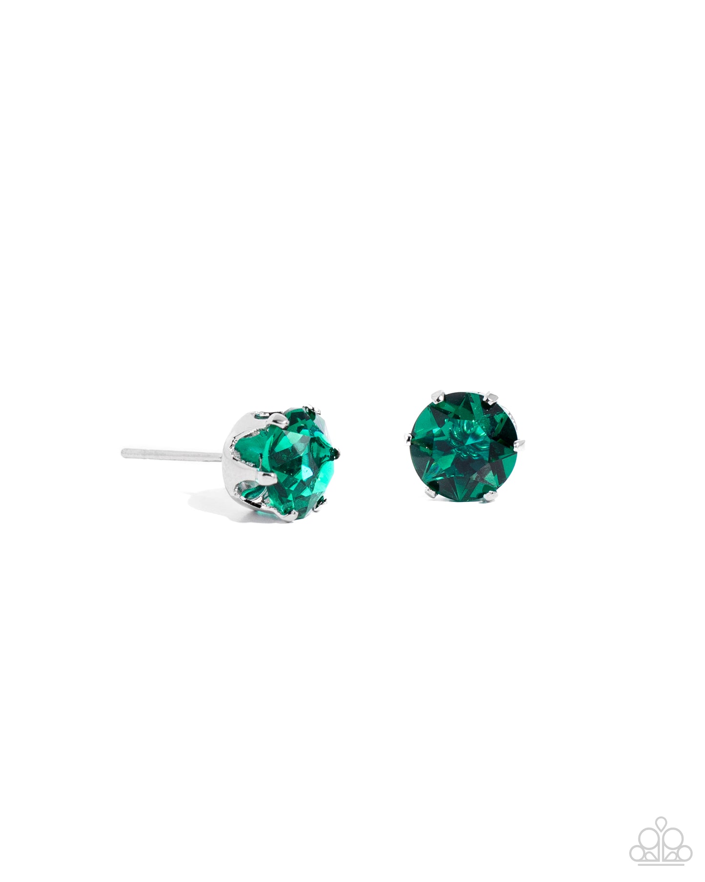 Breathtaking Birthstone Emerald Green Post Earring - Paparazzi Accessories