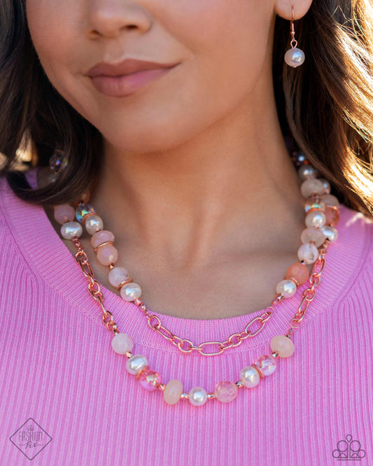 Crack of Dawn Copper Necklace - Paparazzi Accessories
