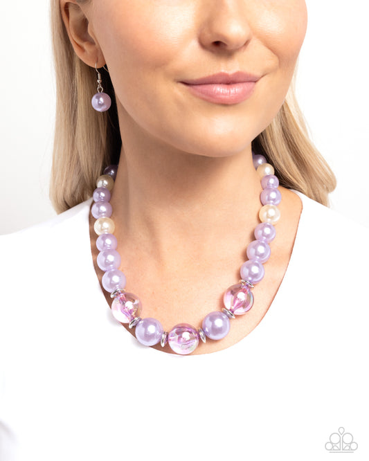 Just Another PEARL Purple Necklace - Paparazzi Accessories