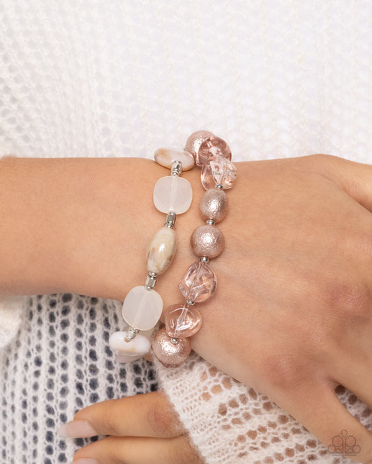 Everyday Essentials Brown Stretch Bracelet - Paparazzi Accessories