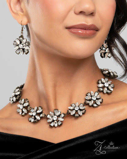 Compelling Brass 2024 Zi Necklace - Paparazzi Accessories