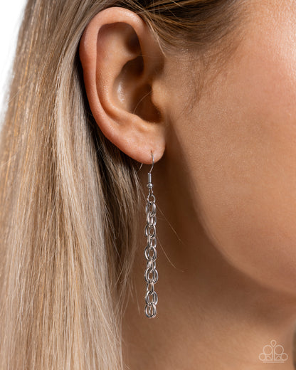 Bouquet Brilliance Purple Flower Necklace - Paparazzi Accessories  Dotted with silver-studded centers, metallic light purple and lavender flowers bloom and alternate along the neckline. Each flower, varying in size, blossoms across a textured collection of silver leaves below the collar, invoking a festive spirit. Features an adjustable clasp closure.  Sold as one individual necklace. Includes one pair of matching earrings.  P2ST-PRXX-176ZR