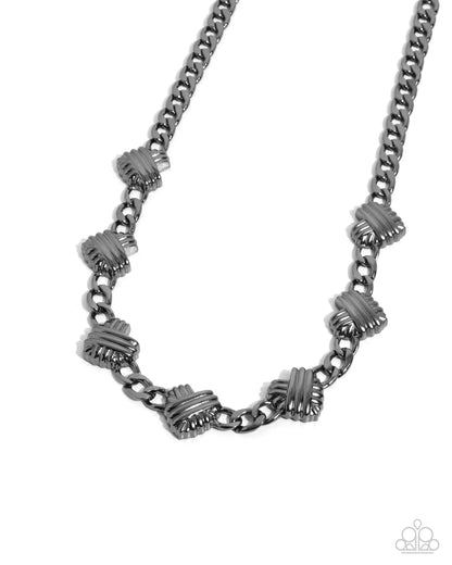 Mingling Medley Black Necklace - Paparazzi Accessories