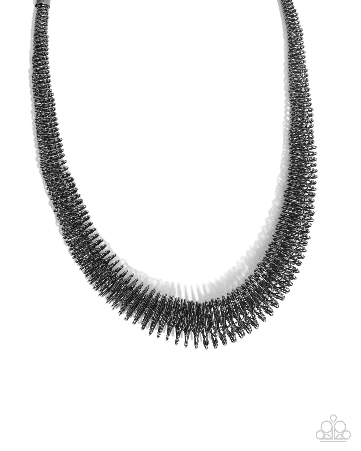 Trenchant Tribute Black Necklace - Paparazzi Accessories