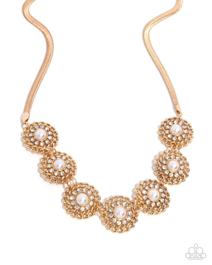Doll House Gold Necklace - Paparazzi Accessories