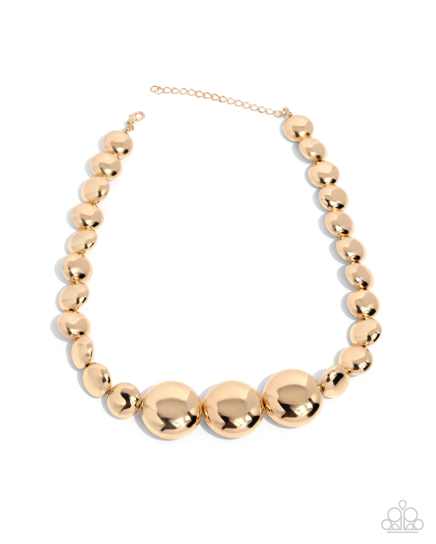 Reflective Roar Gold Necklace - Paparazzi Accessories