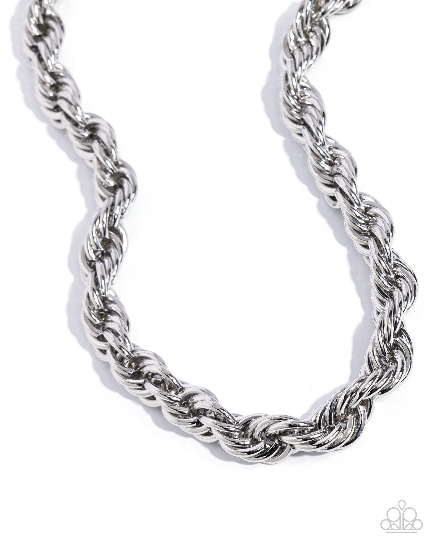 Complete Curves Silver Necklace - Paparazzi Accessories