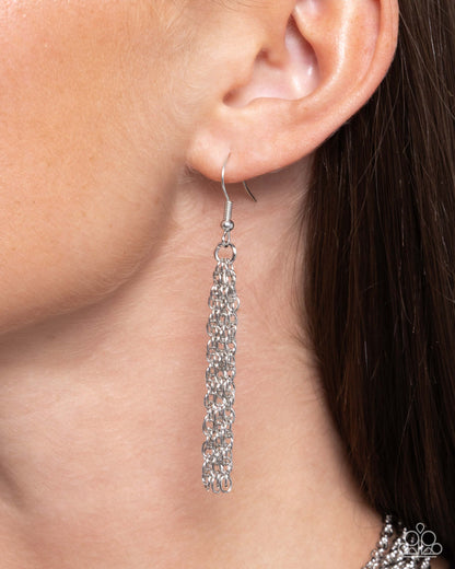 Fortunate Freedom Silver Necklace - Paparazzi Accessories