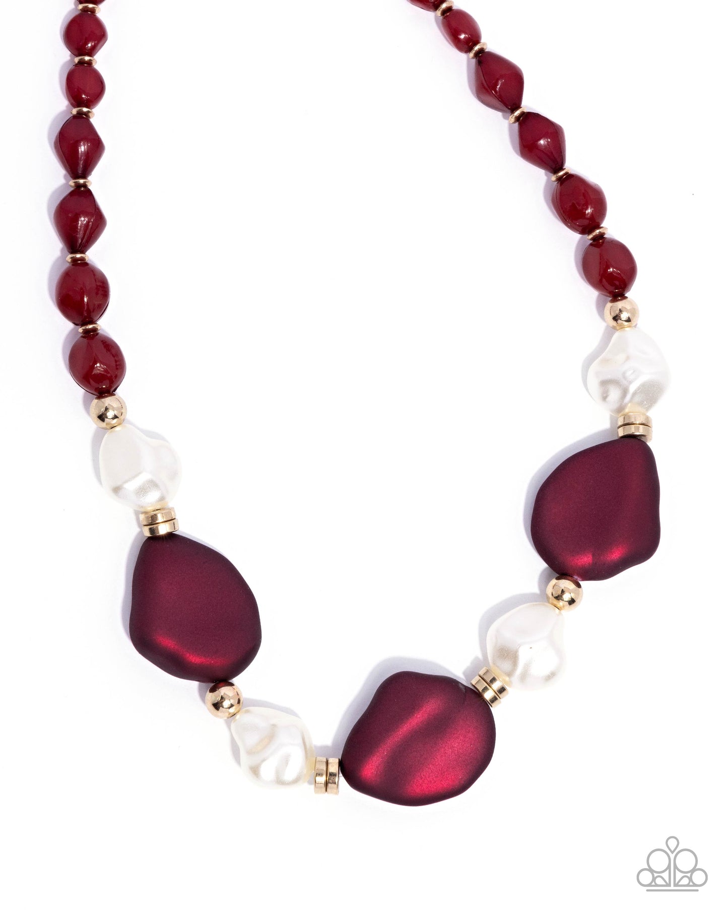 Forever Feature Red Necklace - Paparazzi Accessories