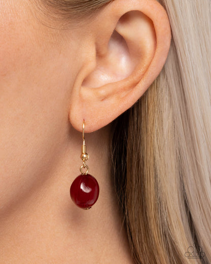 Forever Feature Red Necklace - Paparazzi Accessories