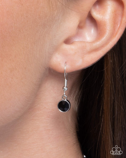 Laid-Back Luster Black Flower Necklace - Paparazzi Accessories