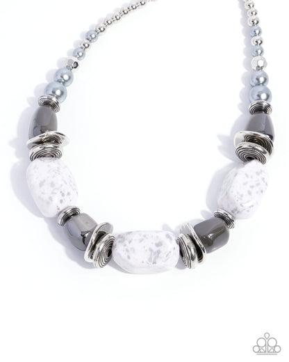 In Good Glazes Silver Necklace - Paparazzi Accessories