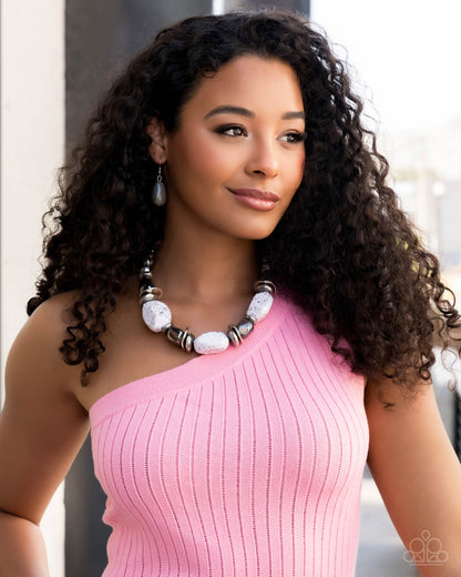 In Good Glazes Silver Necklace - Paparazzi Accessories