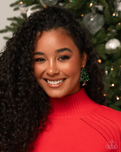 Christmas Credentials Multi Earring - Paparazzi Accessories