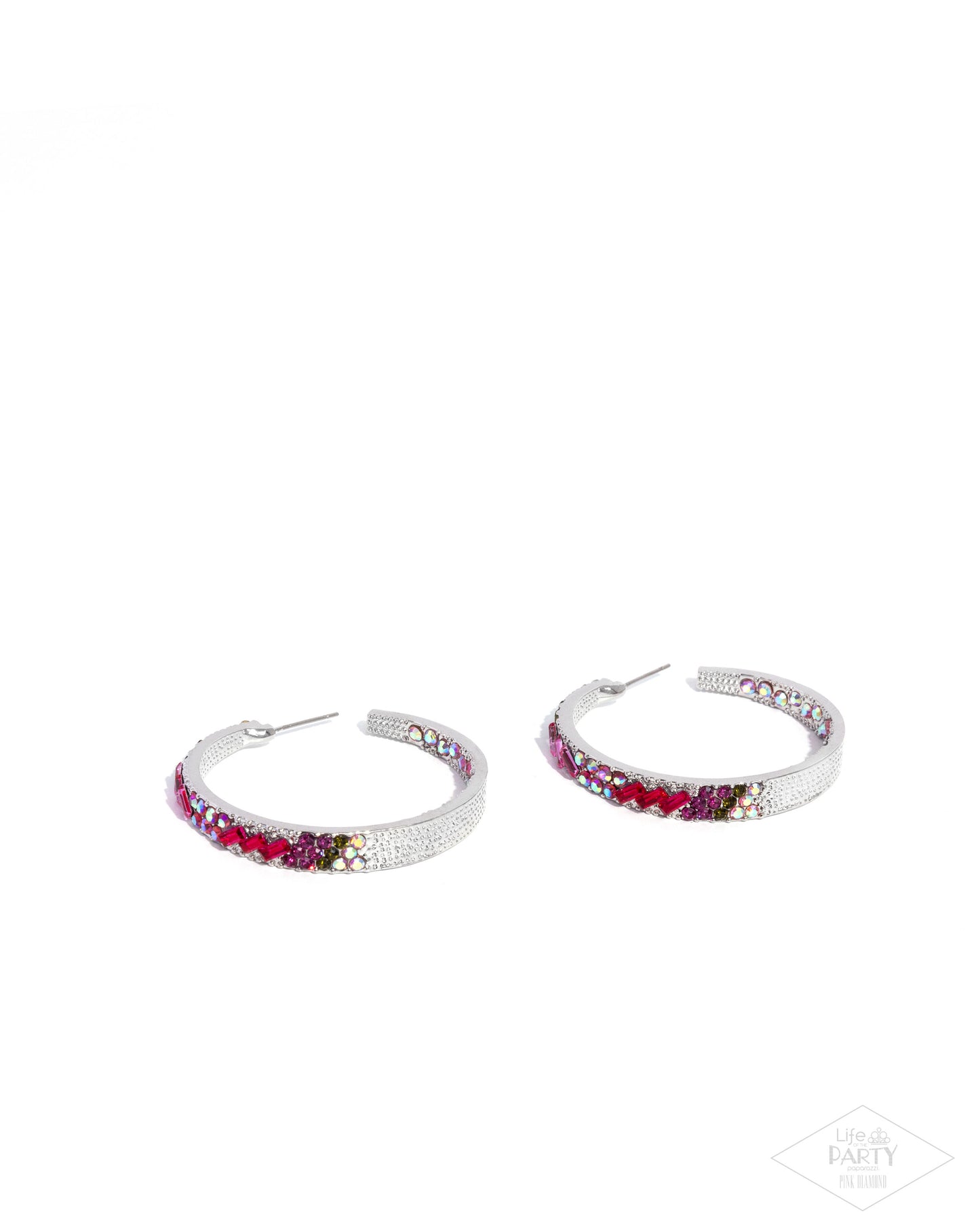 GLITZY By Association Multi Hoop Earring - Paparazzi Accessories