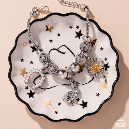 Graceful Godsend White Clasp Bracelet (February 2025 LOP) - Paparazzi Accessories