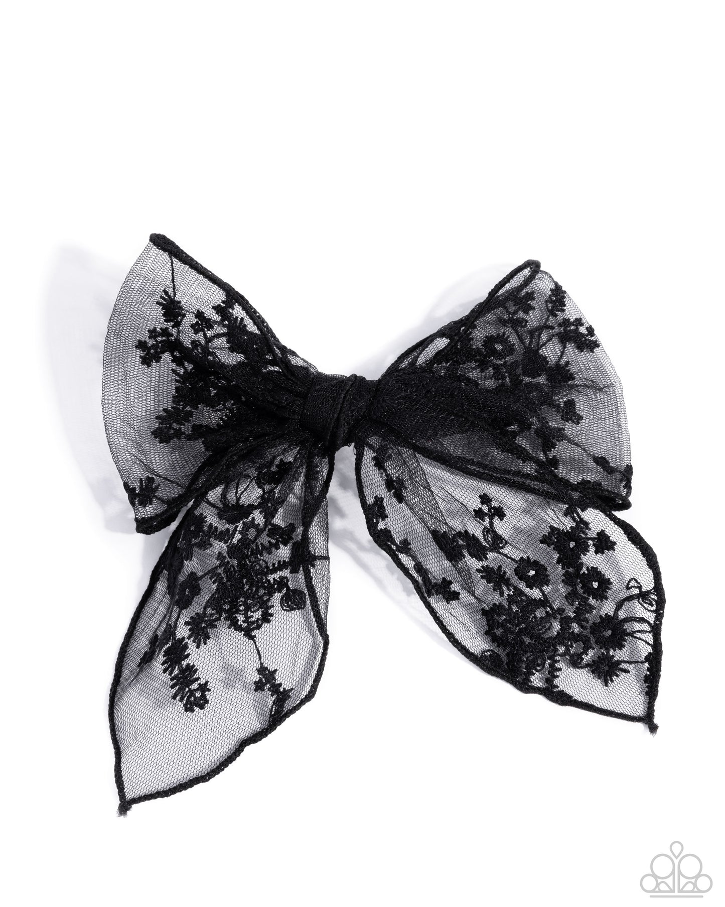 Catwalk Chic Black Hair Bow - Paparazzi Accessories