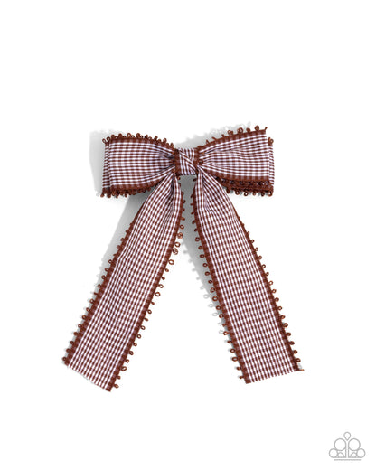 Checkered Chic - Brown
