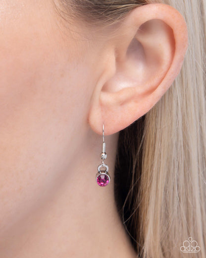 Poodle Pizzazz Pink Puppy Necklace - Paparazzi Accessories