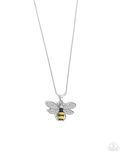 Be Humble Bumblebee Yellow Necklace - Paparazzi Accessories