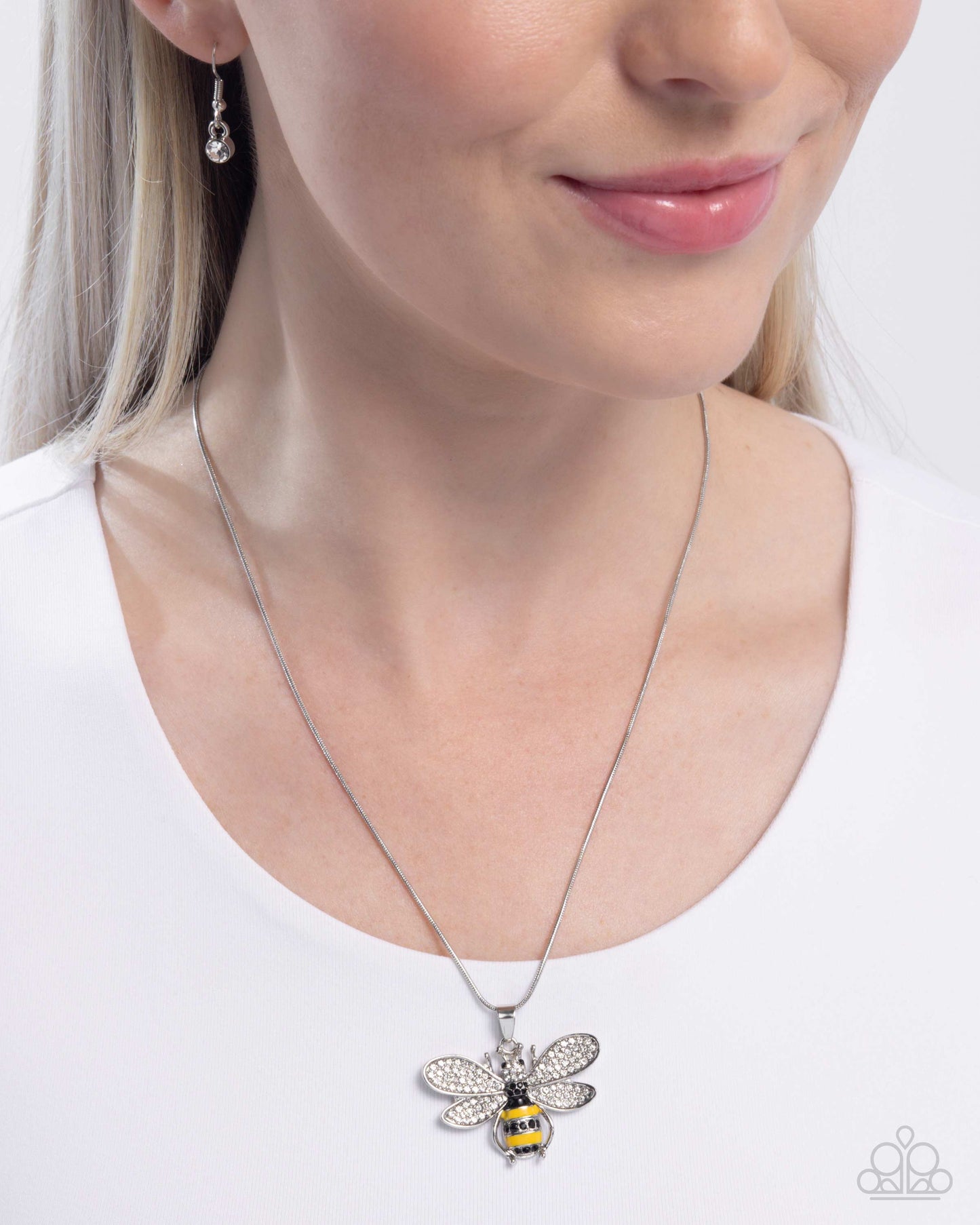 Be Humble Bumblebee Yellow Necklace - Paparazzi Accessories