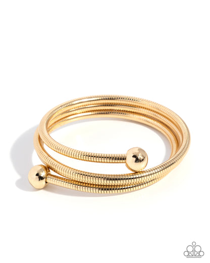 Calmly Coiled - Gold