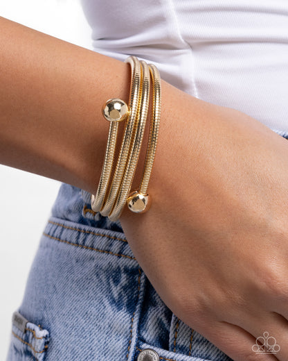 Calmly Coiled - Gold
