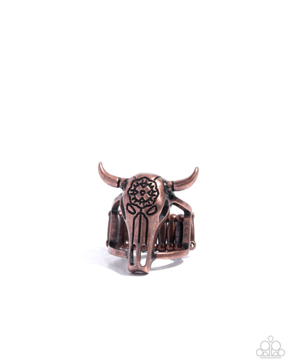 Whimsical Wildlife Copper Ring - Paparazzi Accessories