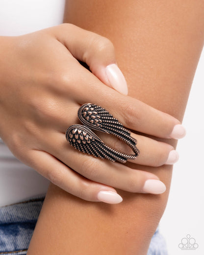 Angelic Actress Copper Ring - Paparazzi Accessories
