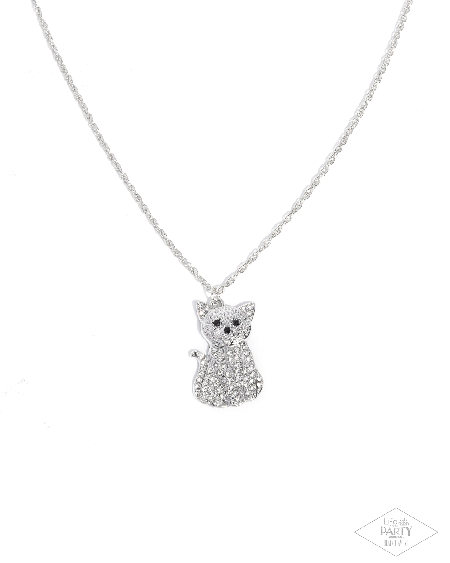 Cat Call White Necklace - Paparazzi Accessories