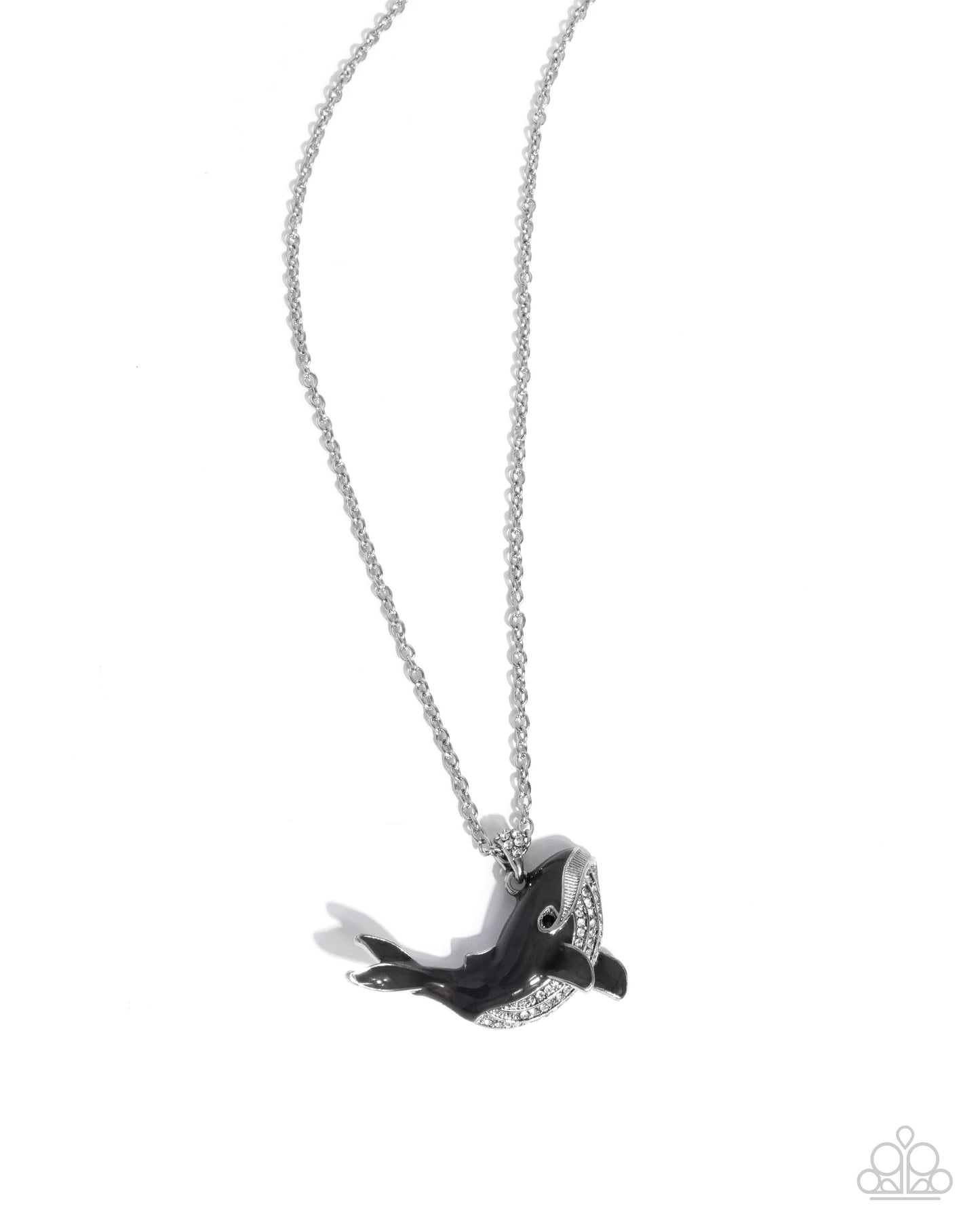 Whale Watching Silver Necklace - Paparazzi Accessories