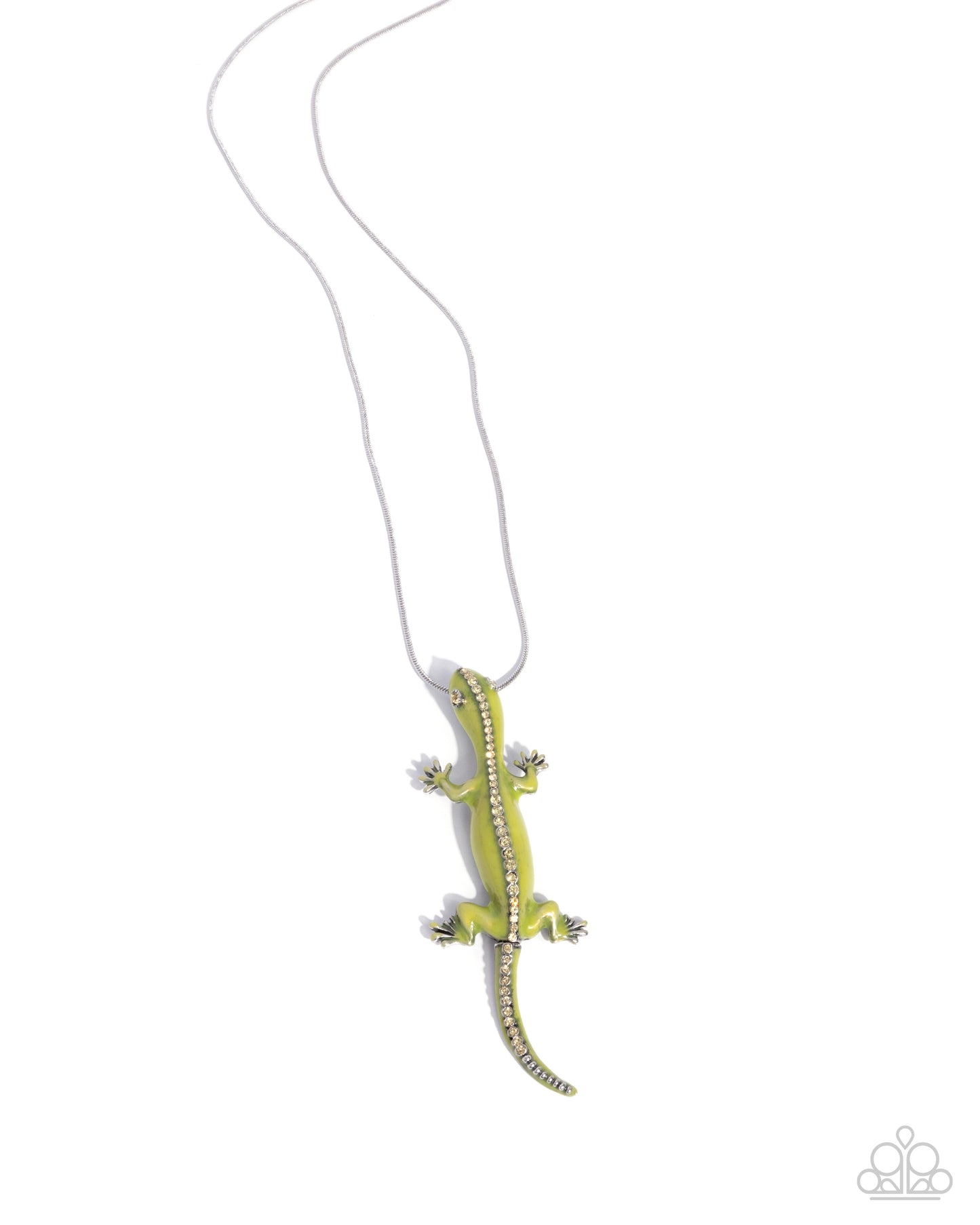 Salamander Statement Green Necklace - Paparazzi Accessories